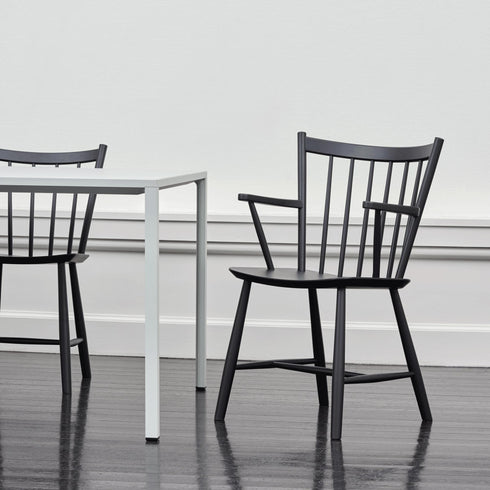 J42 Armchair Solid beech base